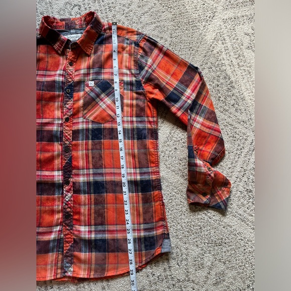 Departwest Mens Plaid Button Down Shirt - Picture 8 of 10